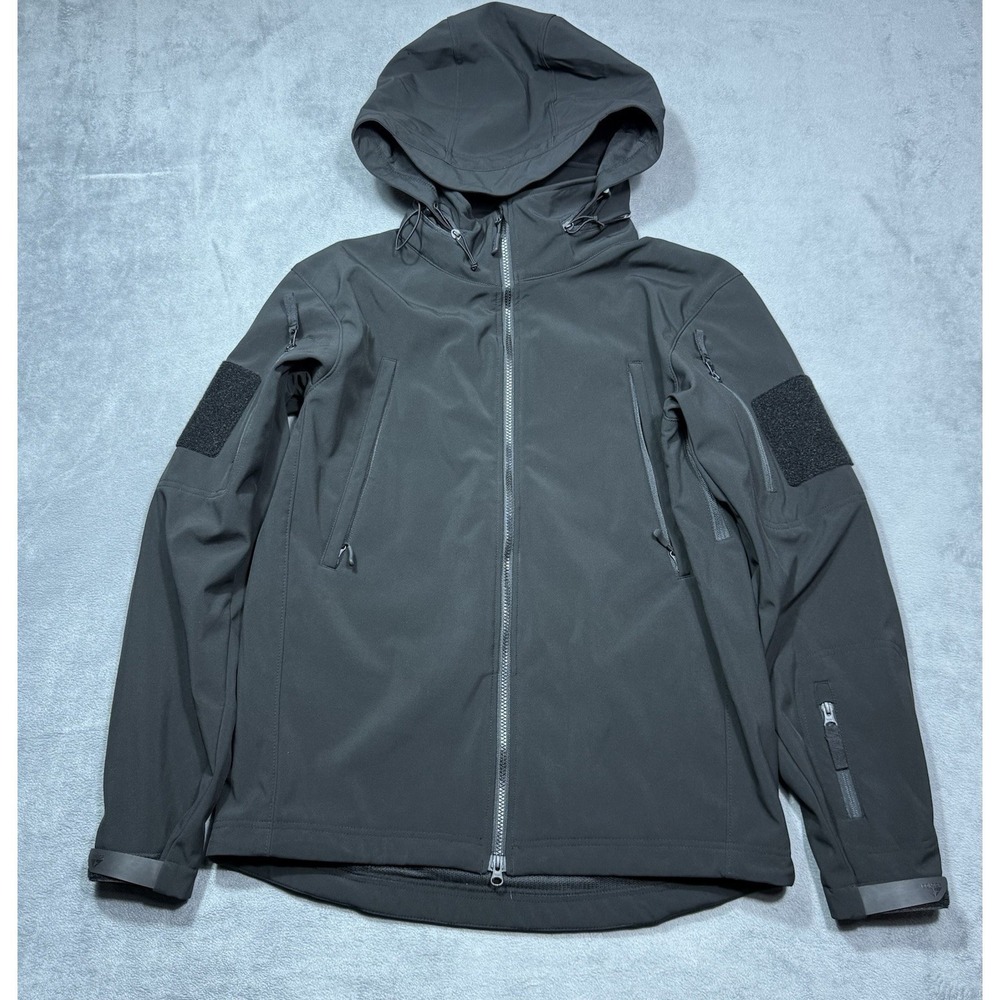 Condor Summit Soft Shell Jacket Mens L #602 Black Utility Gorpcore Technical